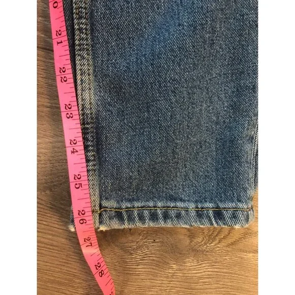 Zara Basic Floral Sequin Embroidered Jeans US 4 - Picture 11 of 12